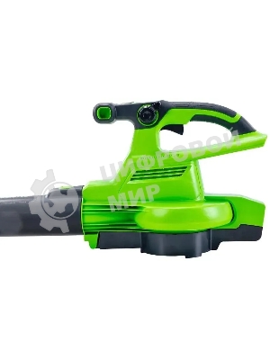 Воздуходув-Садовый Пылесос аккумуляторный GreenWorks GD40BVII, 40V, бесщеточный, без АКБ и ЗУаккумуляторный (2406907)