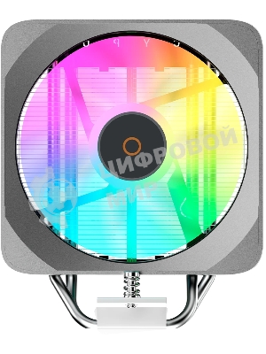 Кулер для процессора Ocypus Delta A40 EX BK ARGB, 120мм ARGB FAN, 4 HEAT PIPES, 4-PIN PWM, 500-1800 RPM, 29DBA, HYDRO BEARING, LGA115X/1200/1700/18XX, AM4/AM5