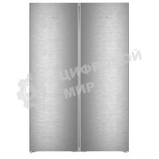 Холодильник Liebherr Комбинация XRFsd 5220-22 001 (SFNsdd 5227-22 001 + SRsdd 5220-22 001) нержавеющая сталь двухкамерный 398/271л морозилка сбоку, No Frost, Side by Side