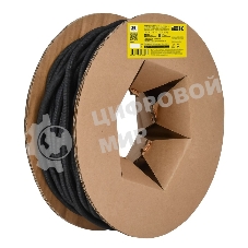 Оплетка кабельная IEK UBS30-PL-0506-025-K02. 5-6мм . 25м. самосворачивающаяся. черная