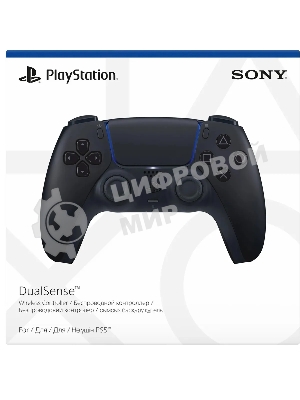 Геймпад Sony PlayStation 5 DualSense Wireless Controller CFI-ZCT1W черный (PS719827696)