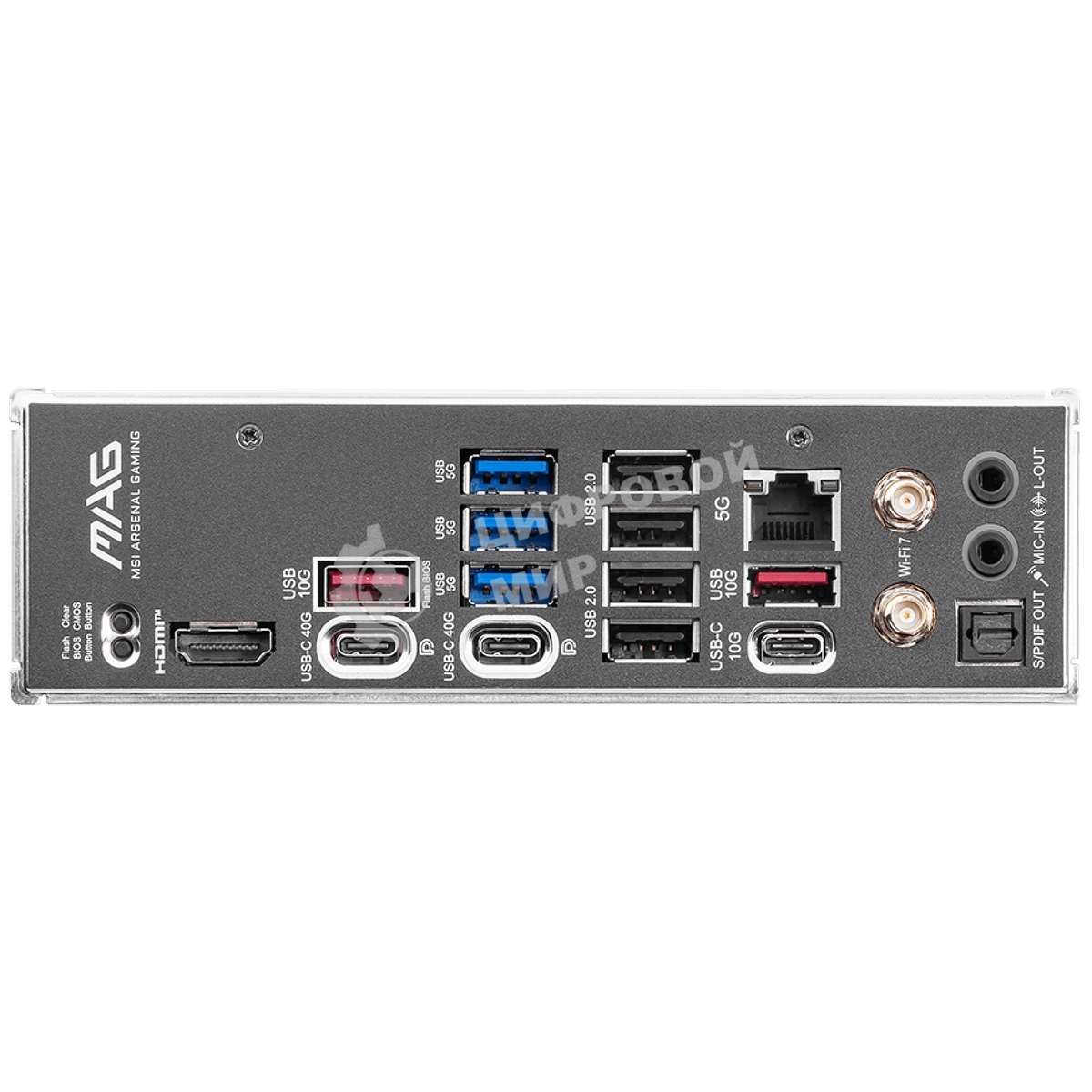 Материнская плата MSI MAG X870E TOMAHAWK WIFI, AM5, AMD X870, 4xDDR5, 4xSATA, 4xM.2, 1xPCI-E 5.0 x16, 1xPCI-E 4.0 x4, 1xPCI-E 3.0 x1, 1xHDMI, 2xUSB Type-C, 1x5Gb LAN, 2xUSB-A 3.2 Gen 2, 3xUSB-A 3.2 Gen 1, 4xUSB-A 2.0, 7.1, Wi-Fi 7, ATX