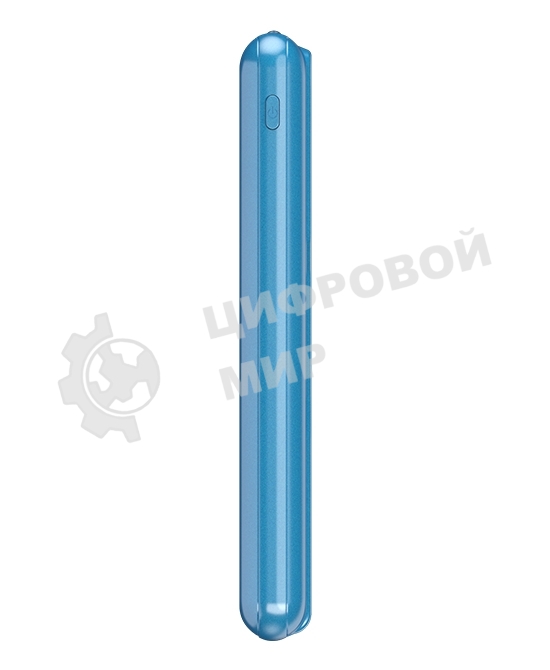 Портативный аккумулятор Maxvi PB10-11 10000 мАч blue 3A, встроенные кабели USB A/Type-C/Lightning