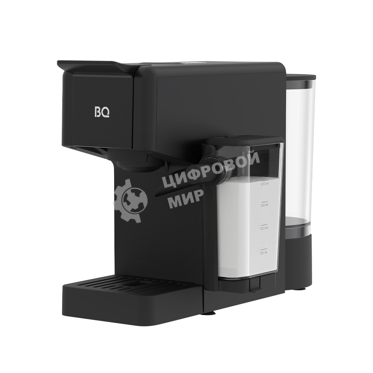 Капсульная кофеварка BQ CCM1064A Black. 3 в 1: Nespresso, Dolce Gusto, молотый кофе/Давление 20 бар/Итальянская помпа/Автоматический капучинатор/DuoBoil - технология быстрого приготовления кофейных напитков/Выбор объема порции/Объем резервуара для воды 850 мл/Объем резервуара для молока 200 мл/Длина шнура 1 м/Автооключение/Защита от перегрева/Съемный лоток для сбора капель