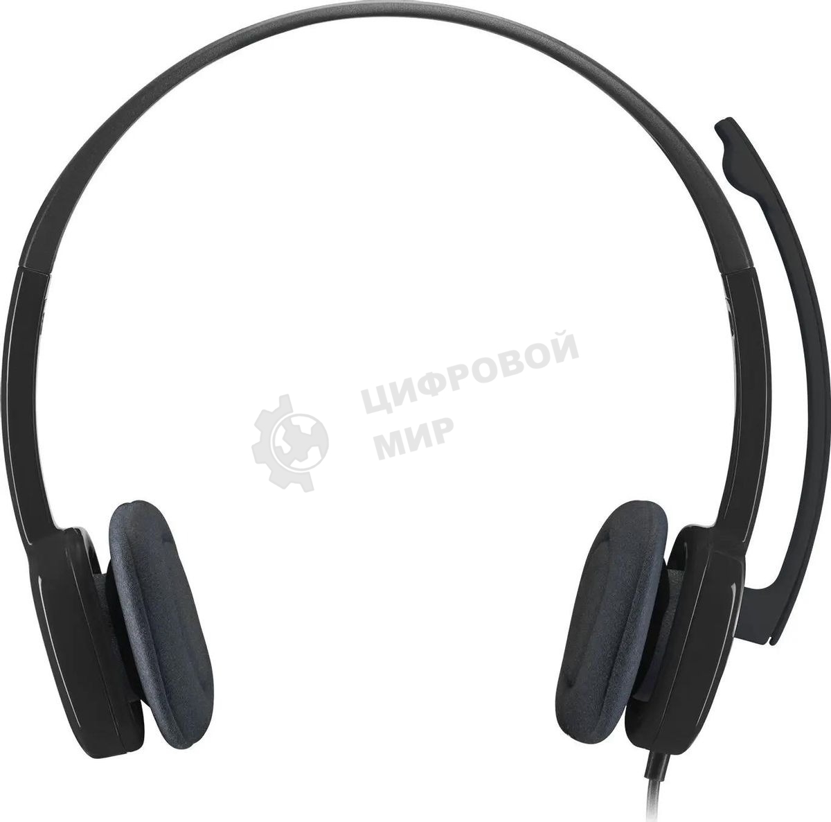 Гарнитура проводная Logitech Headset H151 Stereo черный