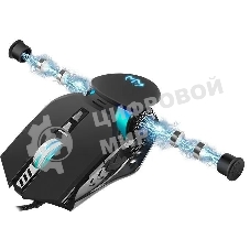 Мышь проводная SVEN RX-G815 черный, 8000 dpi, USB, кнопки - 7