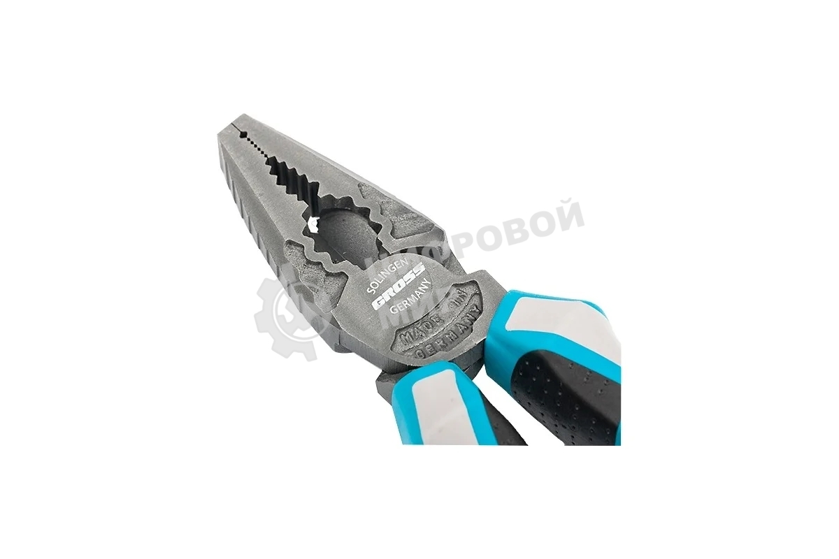 Плоскогубцы Gross 16975 комбинированные, 205 мм, трехкомпонентные рукоятки