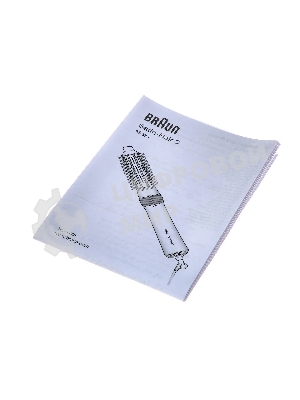 Фен-щётка Braun AS330 серебристый/черный, 400 Вт, 18/36 мм