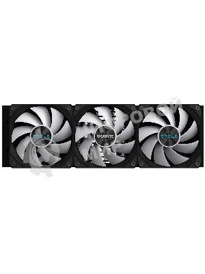 Жидкостная система охлаждения Gigabyte Eagle 360 ARGB черный, алюминий/медь, 2000 об/мин, 37.6 дБ, 4 pin