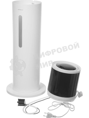 Увлажнитель воздуха Deerma DEM-F955W белый, 40 м², 13 л, ультразвуковой, гигростат, ароматизация, управление со смартфона (Яндекс Алиса/Tuya), пульт ДУ