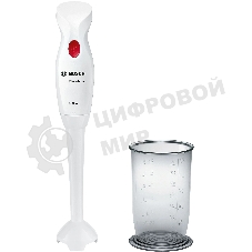 Блендер погружной Bosch MSM14100 белый, 400 Вт, 1 скорость