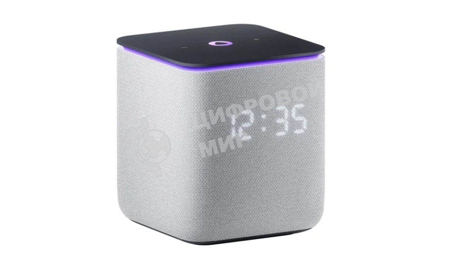 Умная колонка Яндекс Станция Миди, ZigBee, 24Вт, с голосовым ассистентом Алиса на YaGPT, серый