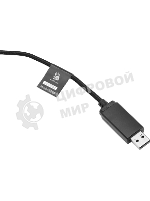 Гарнитура проводная с микрофоном A4Tech Bloody G260 черный 2м мониторные USB оголовье (G260)