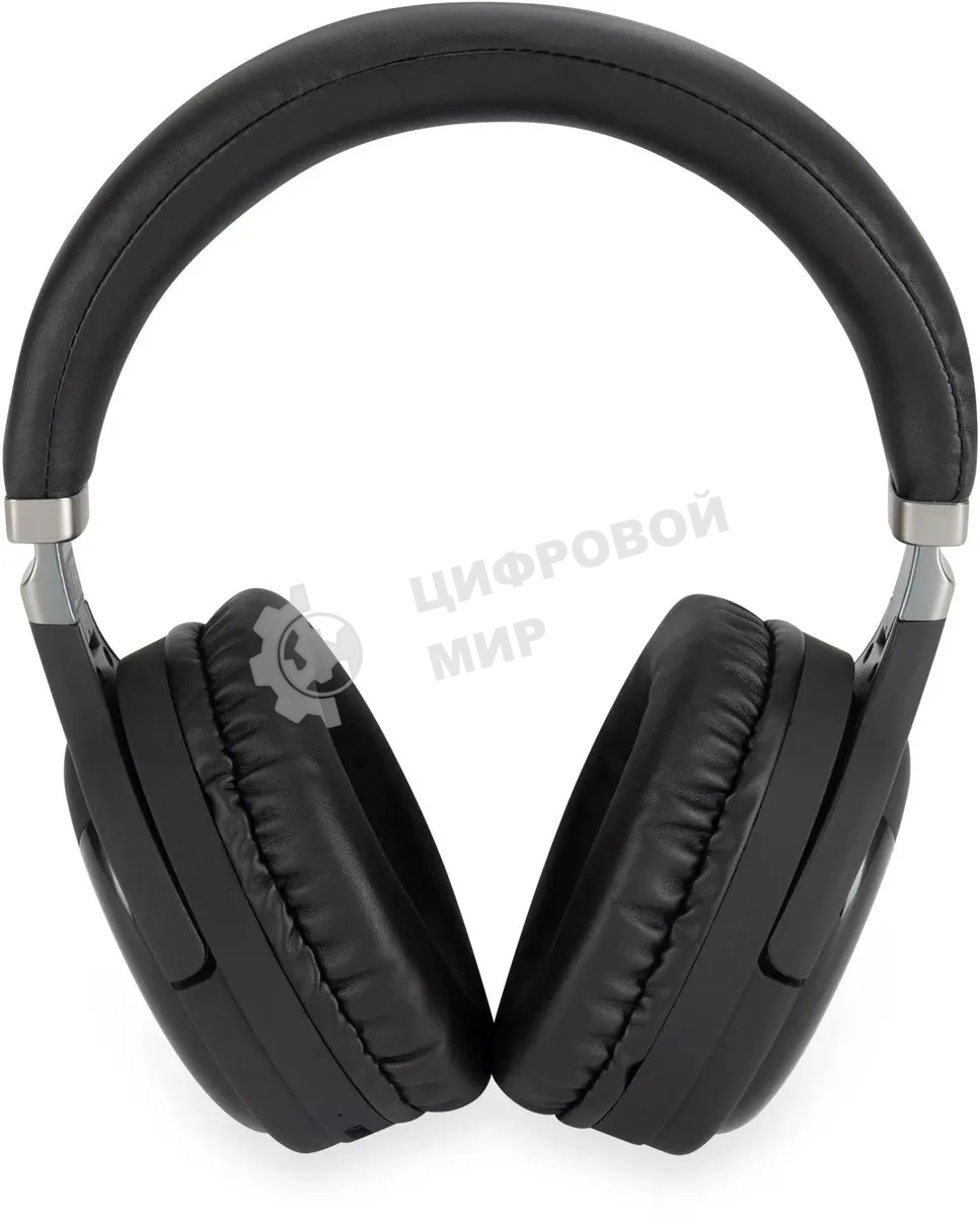 Гарнитура накладные Digma BT-16 черный беспроводные bluetooth оголовье