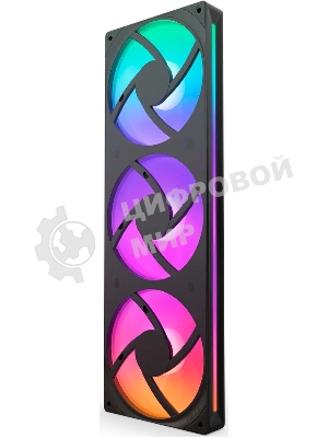 Вентилятор для корпуса Case Cooler NZXT F360 RGb Core (120x120x25мм, 4-pin PWM, RGb, 75.12CFM, 30dBA, 2400RPM, Black, Single-Frame RGb Fan Unit)