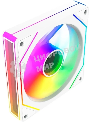 Вентилятор для корпуса Bloody CF-11 LCD ARGb 120х120x25 белый 4-pin 32дБ (упак.:1шт) (CF-11-ARGb120-WH) Ret