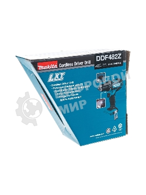 Дрель-шуруповерт Makita DDF482Z, 18 В, 1,5 Ач, 62 Нм, щеточный