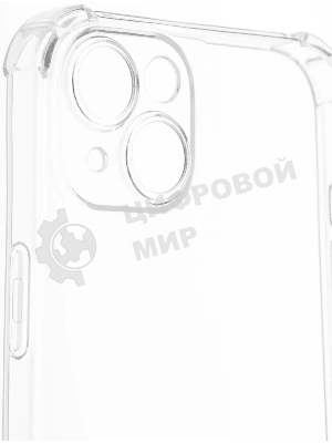 Чехол (клип-кейс) BoraSCO для Apple iPhone 15 Plus прозрачный