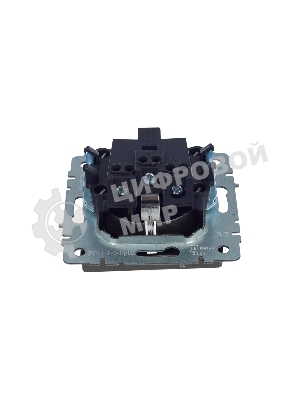 Розетка 1-местная IEK BRITE РС11-1-0-БрШ (BR-R11-16-K37) с заземлением, без защитных шторок, 16А, шампань