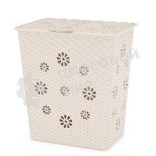 Корзина для белья Альтернатива Плетенка 60 л бежевая М2030 (50737)