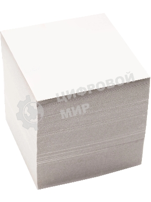 Блок для записей бумажный Silwerhof ECO Эконом 80x80x80мм, 60 г/м2, белый