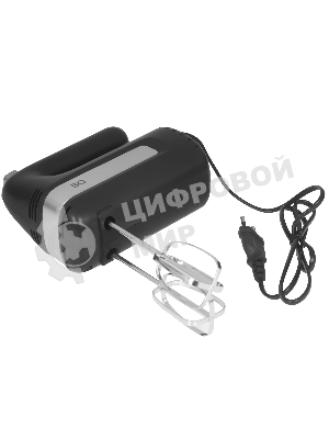 Миксер BQ MX421 черный. Мощность:150 Вт, 5 скоростей работы, скорость вращения до 1400 об,мин