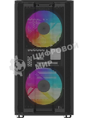 Корпус SAMA S30, Mini-Tower, чёрный, 2 x 140 мм, 1 x 120 мм