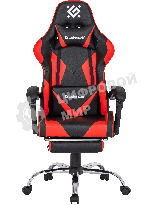 Кресло игровое Defender PILOT RED/BLACK
