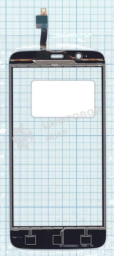 Сенсорное стекло (тачскрин) для ZTE Blade A310, белое