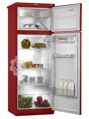 Холодильник Pozis-МИР-244-1 рубиновый двухкамерный 230/60 л морозилка сверху, капельная система