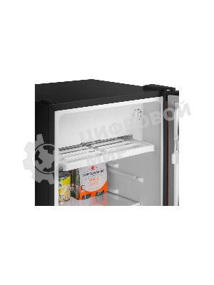 Холодильник Maunfeld MFF83WD дерево/черный мат. однокамерный 85л