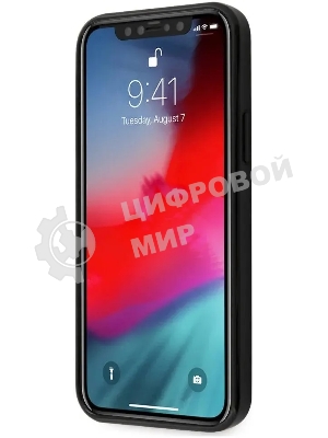 Чехол (клип-кейс) для Apple iPhone 12 mini Ferrari черный (FERCAHCP12SBK)