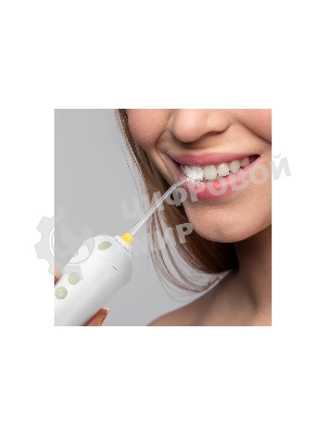 Ирригатор Kitfort КТ-2958-2 белый/фисташковый, от аккумулятора, 200 мл, 4 режима