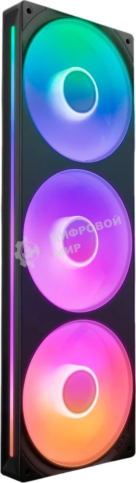 Вентилятор для корпуса Case Cooler NZXT F360 RGb Core (120x120x25мм, 4-pin PWM, RGb, 75.12CFM, 30dBA, 2400RPM, Black, Single-Frame RGb Fan Unit)