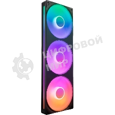 Вентилятор для корпуса Case Cooler NZXT F360 RGb Core (120x120x25мм, 4-pin PWM, RGb, 75.12CFM, 30dBA, 2400RPM, Black, Single-Frame RGb Fan Unit)