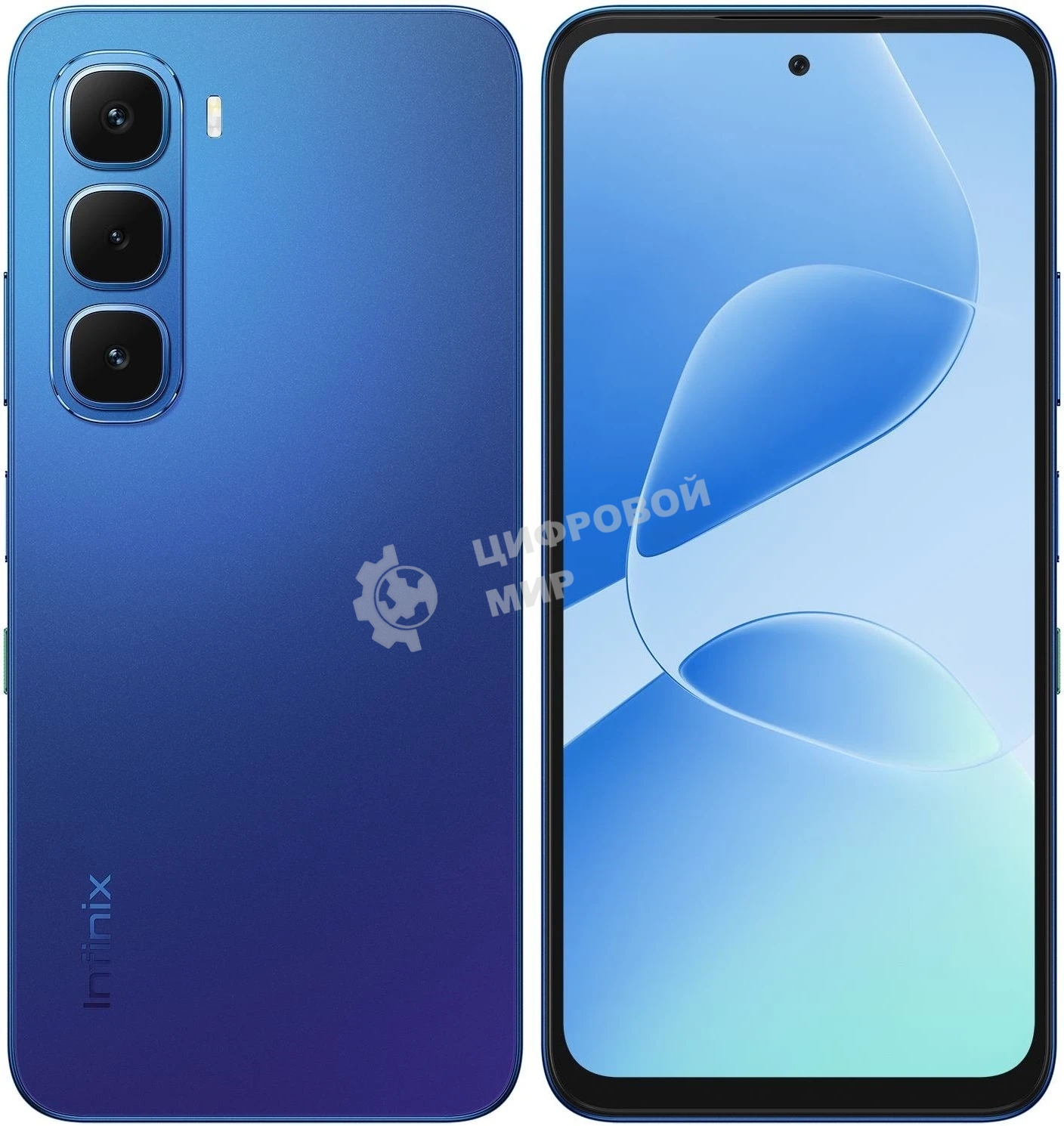 Смартфон Infinix HOT 60i 4/128Gb, синий