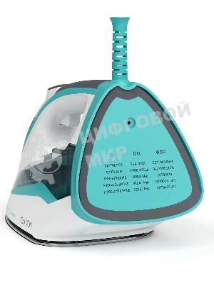Утюг Candy CI-103 бирюзовый, 2400 Вт, 50 г/мин, 160 г/мин, 370 мл