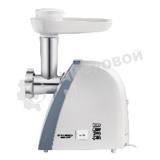 Мясорубка электрическая Maunfeld MMG.231W белый, 2000 Вт, 1.5 кг/мин, реверс, защита от перегрузки, насадки - 5