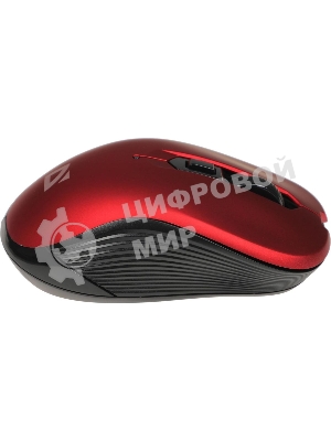 Мышь беспроводная Defender Gassa MM-105 красный, 1600 dpi, радиоканал, USB, кнопки - 6