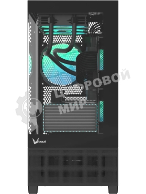 Компьютерный корпус AeroCool/Formula V Line Crystal E1M Black, MATX, USB3.0*2, Switch Display Panel