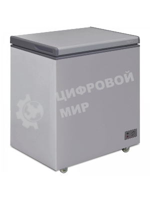 Морозильный ларь Бирюса Б-M155KX, металлик, 145л