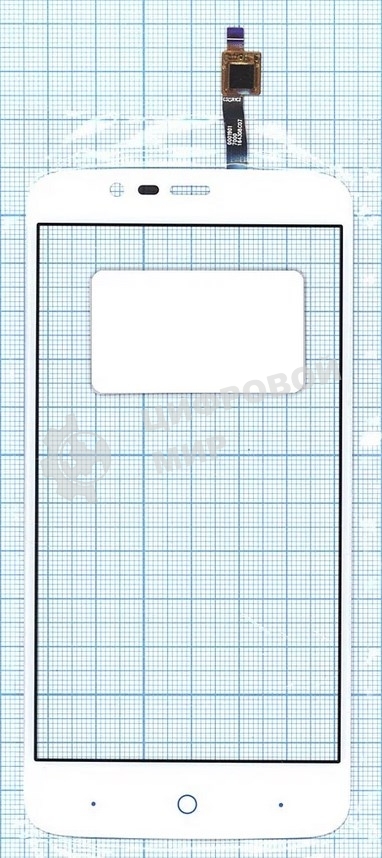 Сенсорное стекло (тачскрин) для ZTE Blade A310, белое