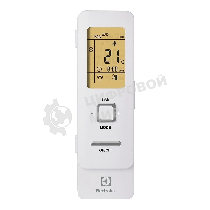 Внутренний блок сплит-системы Electrolux EACS/I-24HVI/N8_21Y/in инвертор, 24000 BTU, 70 м², 35 дБ, охлаждение, обогрев, осушение, белый