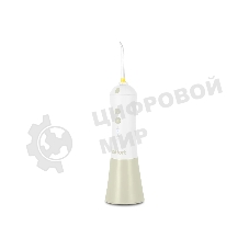 Ирригатор Kitfort КТ-2958-2 белый/фисташковый, от аккумулятора, 200 мл, 4 режима
