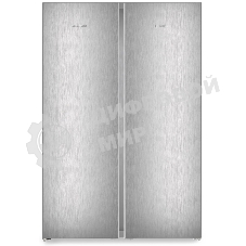 Холодильник Liebherr XRFsf 5220-22 001 (SFNsfd 5227-22 001 + SRsfd 5220-22 001) серебристый двухкамерный 398/271л морозилка сбоку, No Frost, Side by Side