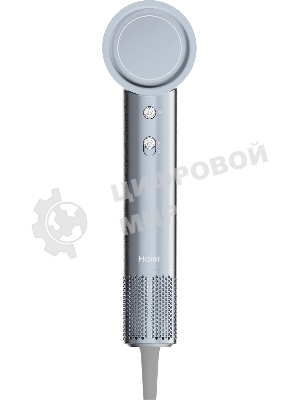 Фен Haier HHD-507 серый, 1600 Вт, ионизация
