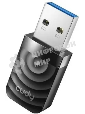 Сетевой адаптер Wi-Fi Cudy WU1300S AC1300 USB 3.0 (ант.внутр.) 1ант.