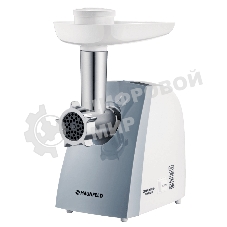 Мясорубка электрическая Maunfeld MMG.231W белый, 2000 Вт, 1.5 кг/мин, реверс, защита от перегрузки, насадки - 5