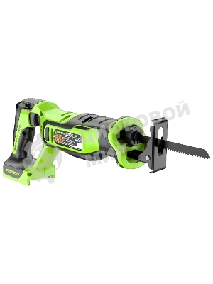 Пила сабельная аккумуляторная GreenWorks GPT-BLRS-1, 24V, без АКБ и ЗУ (1200607)