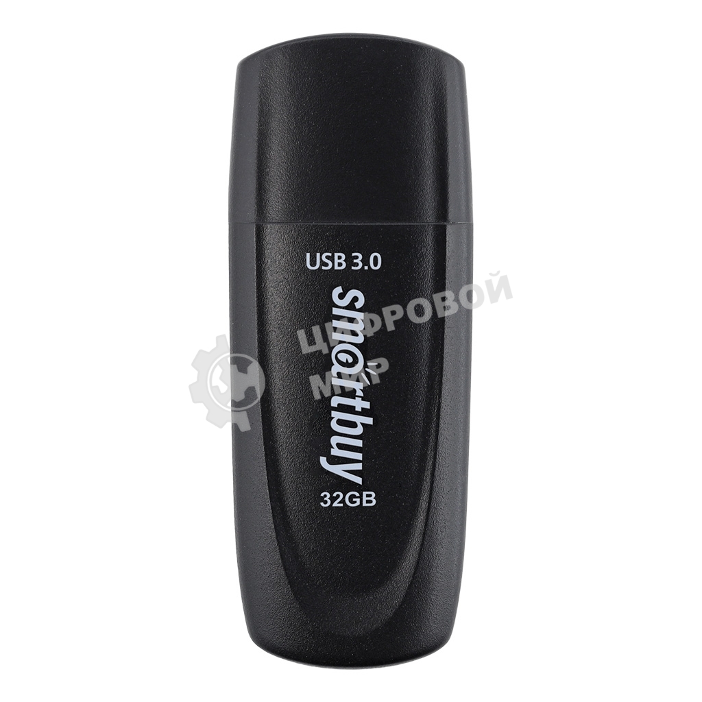 Флешка USB Smartbuy Scout Black (SB032GB3SCK), 32Gb, USB 3.0, R/W 100/40, черный